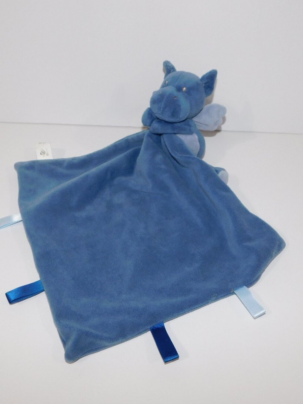 BBdoo Blue Dragon Security Blanket Baby Lovey nunu Soother Comforter Plush